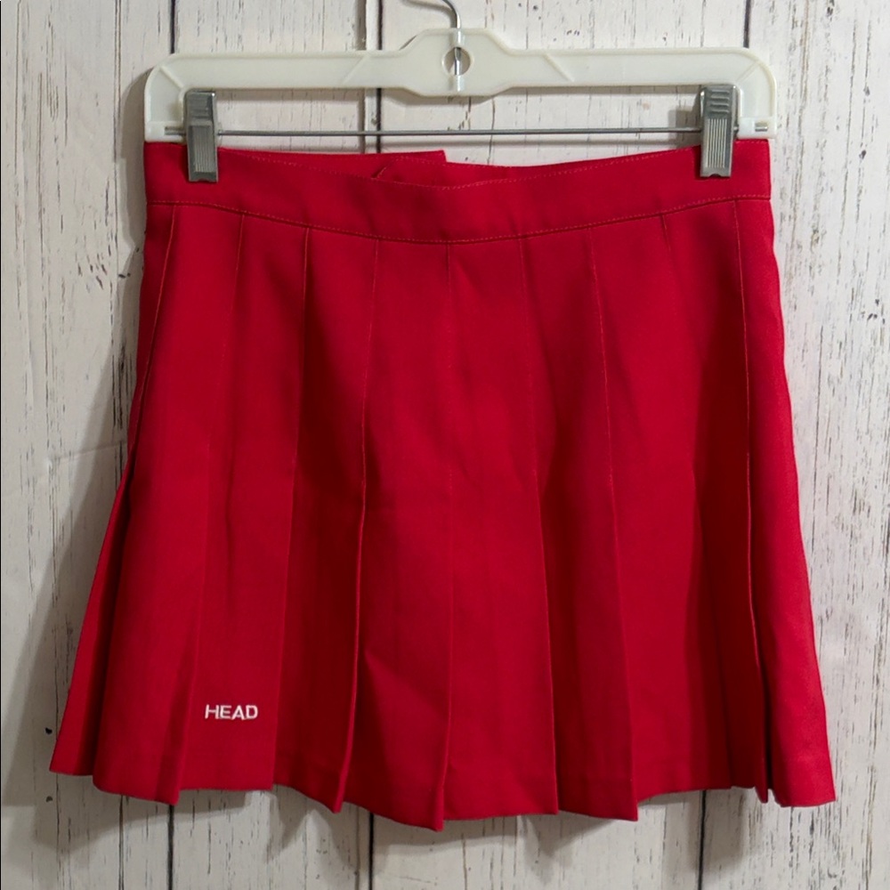 HEAD Women's Vibrant Red Mini Skirt